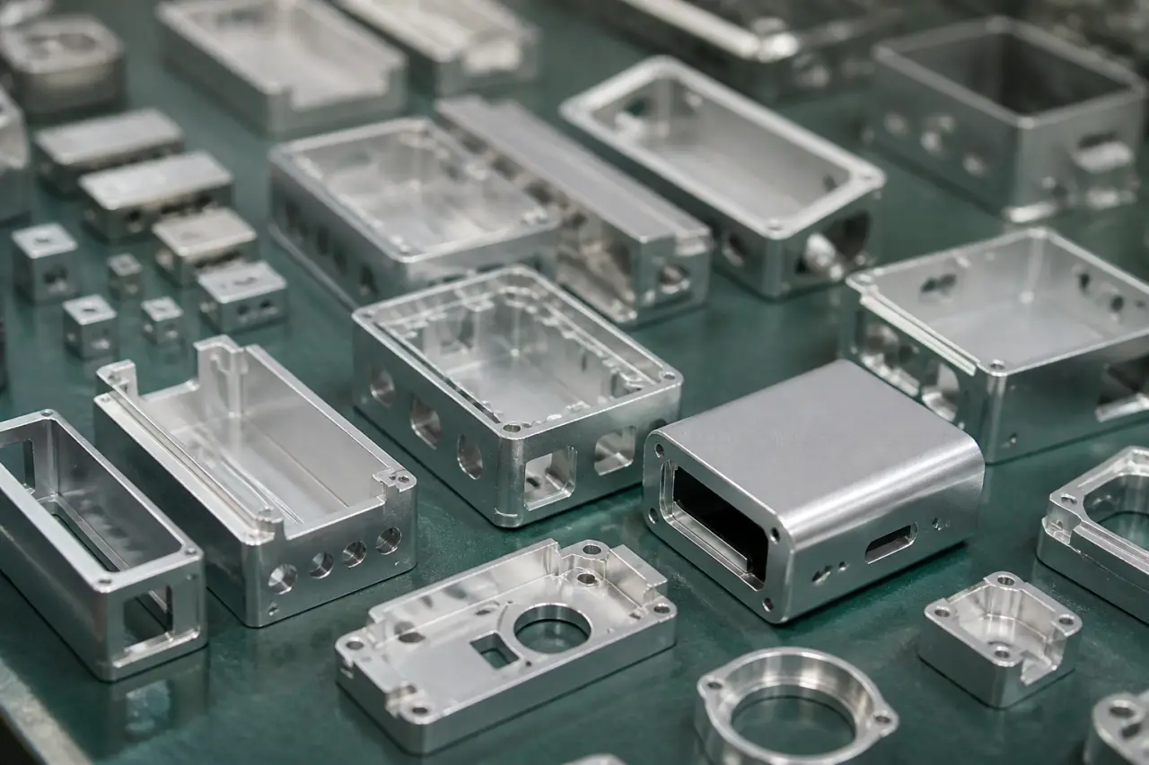 CNC-machined aluminium enclosures and housings for electronic devices